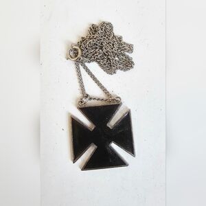 Vintage 1960’s Surfer Cross Necklace
